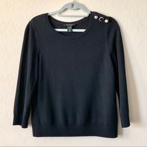 WHITE HOUSE BLACK MARKET jeweled top